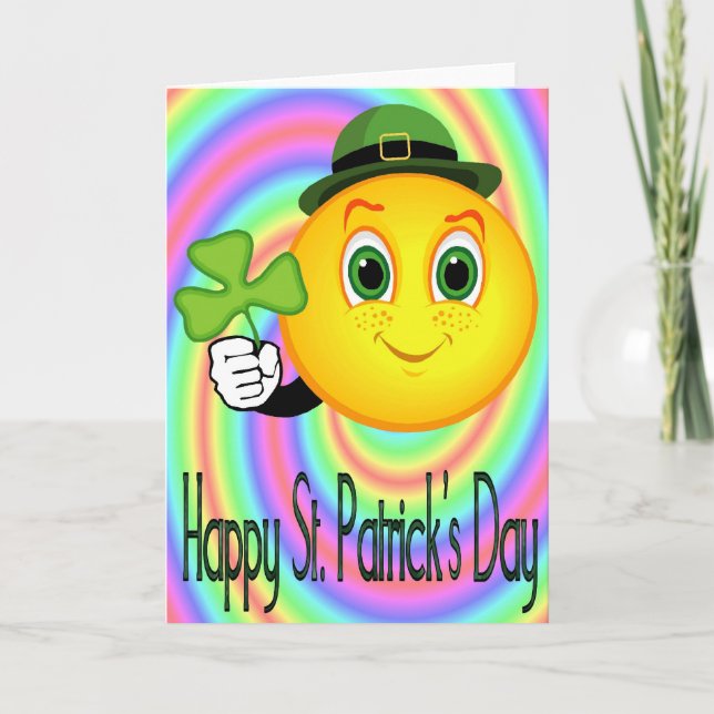 St Patrick's Greeting Card (Front)