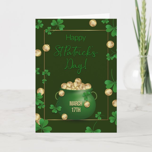St Patrick's - Happy St Patrick's Day Invitation (Front)