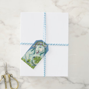 ST. PATRICK'S IRISH EWE, SHEEP GIFT TAGS