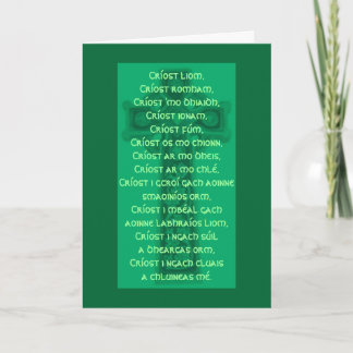 St. Patrick's Lorica Card