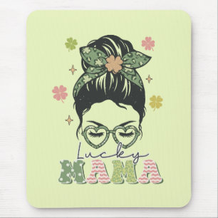 St. Patrick's Lucky Mama Mouse Mat