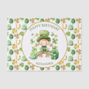 St Patricks Lucky One First Birthday Tissue Paper
