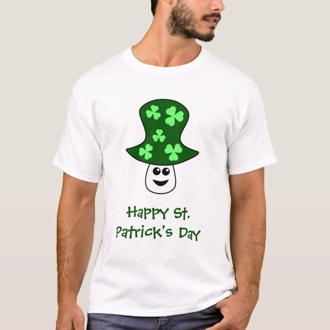 St. Patrick's Mushroom T-Shirt (Front)