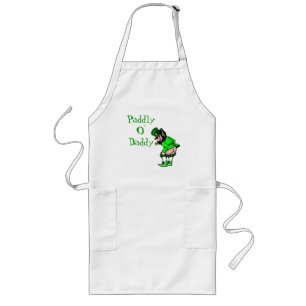 St Patrick's Paddly O' Daddy Leprechaun Apron