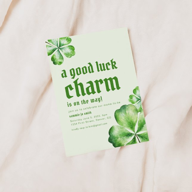 St. Patrick's Patty Baby Shower Party Invite (Creator Uploaded)