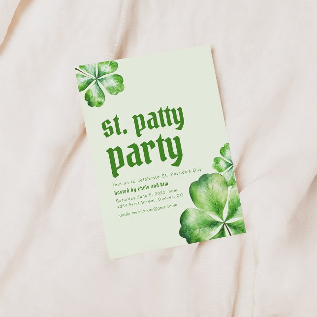 St. Patrick's Patty Day Party Invite (Creator Uploaded)