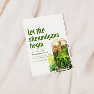 St. Patrick's Patty's Day Party Invitation