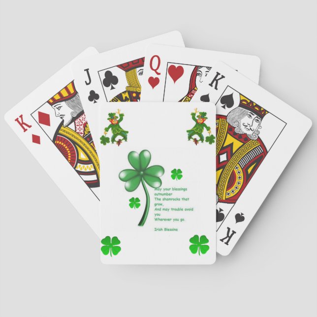 St. Patrick's Playing Card Deck (Back)