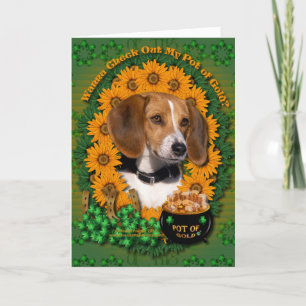 St Patricks - Pot of Gold - Beagle Card