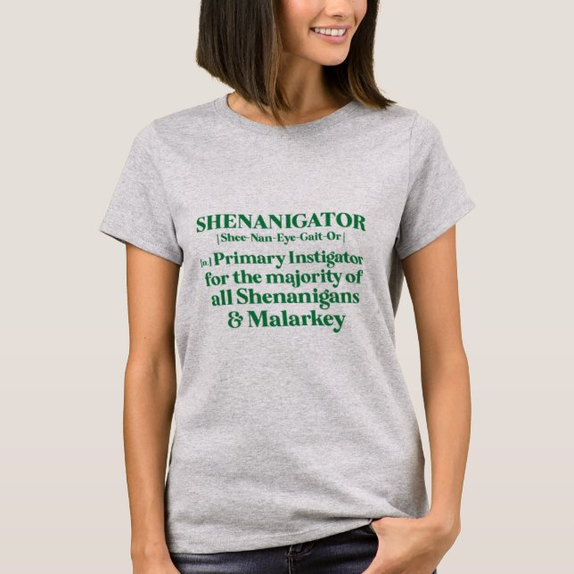 St Patricks Shananigans  T-Shirt (Front)