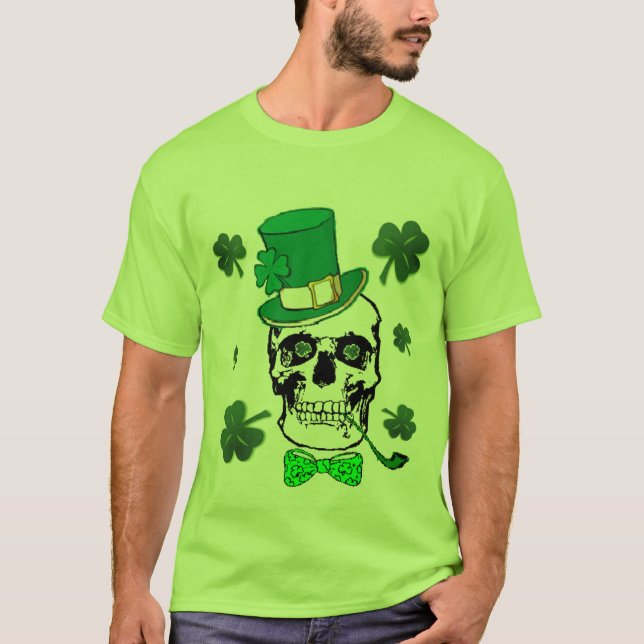 St. Patrick's Skull T-Shirt (Front)