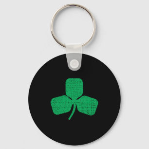 St Patricks St Patty Day Irish American Pickleball Key Ring