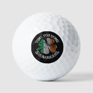 St. Patrick's Time for Some Shenanigans Clover Golf Balls