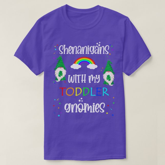 St Patrick's Toddler Daycare Cute Funny Teacher Ki T-Shirt (Design Front)