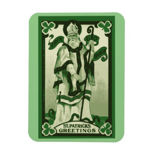 St. Patrick's Vintage Flexible Magnet