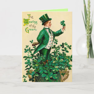 St. Patricks Vintage Irish greeting card