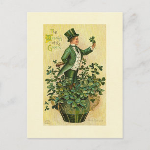 St. Patrick's Wearing of the Green Postcard