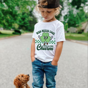 St Patrick's Who Needs Luck with All This Charm T-Shirt