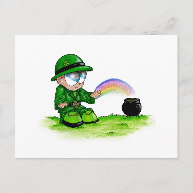 St. Patrics Day Postcard (Front)