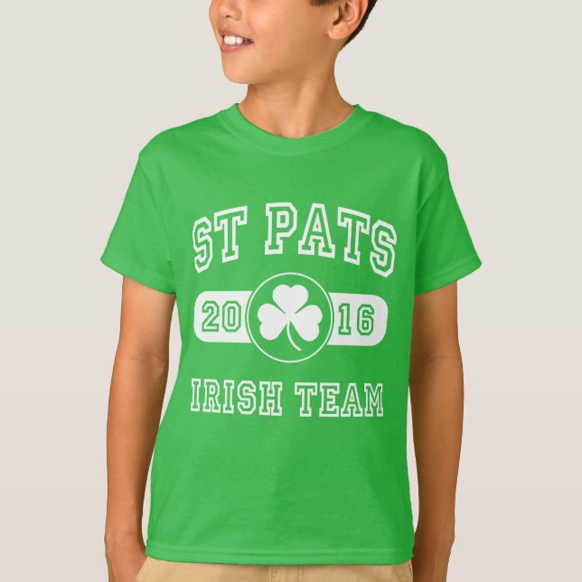St Pats Irish Team 2016 T-Shirt (Front)