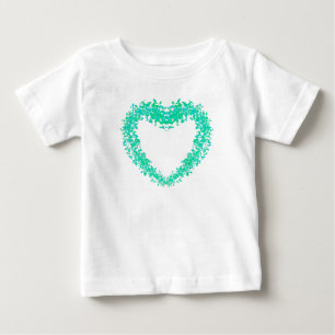St. Patties day, abstract clover Irish hearts Baby T-Shirt
