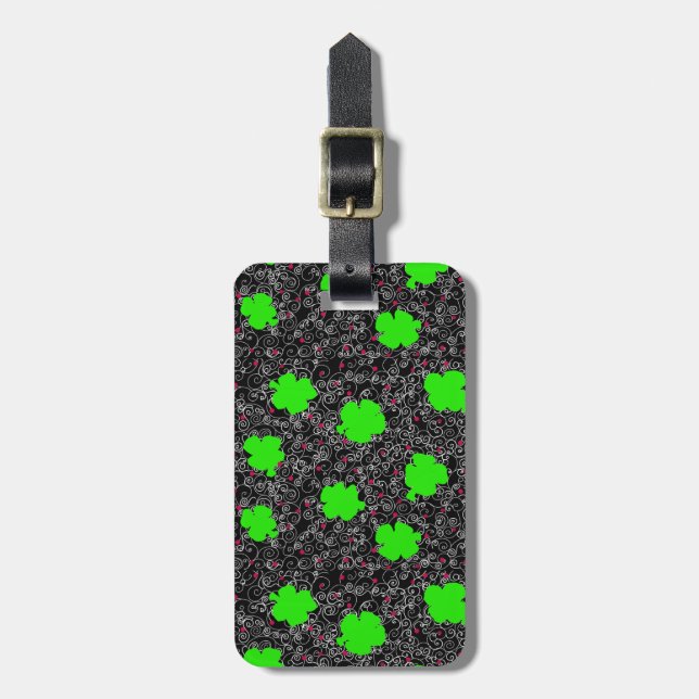 St. Patty Art Luggage Tag (Front Vertical)