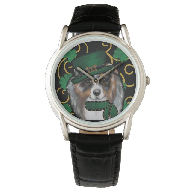 St. Patty Australian Shepherd Watch (Front)