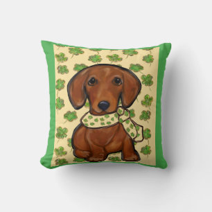 St.Patty Doxie  Cushion