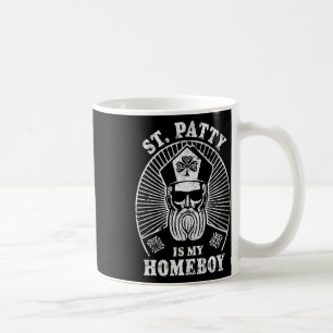 St Patty Is My Homeboy Vintage Funny St Patrick's Coffee Mug