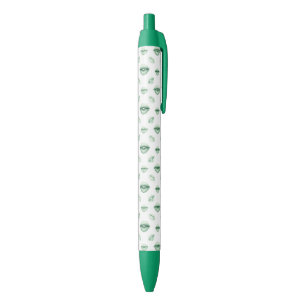 St Patty Kisses Black Ink Pen