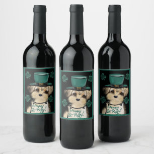 St. Patty Yorkie Poo    Wine Label