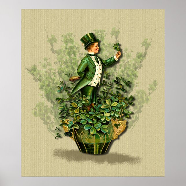 St. Patty's Day Gent- Irish Blessings Print (Front)