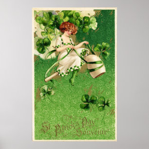St. Patty's Day Girl Poster