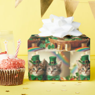 St Patty's Day Tabby's Wrapping Paper
