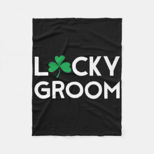 St Pattys Patricks Day Groom To Be Bachelor Party Fleece Blanket