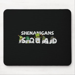 St Pattys Squad Gnomes St Patricks Day Shenanigans Mouse Mat