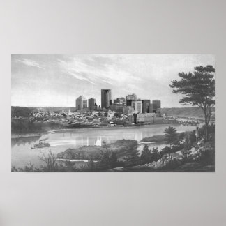 St. Paul collage of 3 different eras Poster