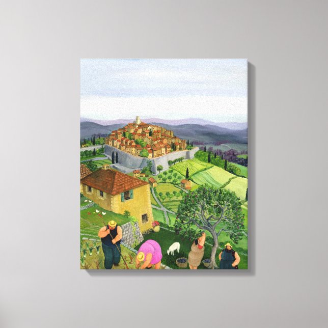 St. Paul de Vence Canvas Print (Front)