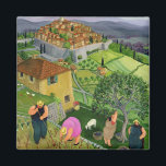 St. Paul de Vence Magnet<br><div class="desc">St. Paul de Vence  Loxton  Margaret / RONA Gallery  London  UK / Bridgeman Images France (excluding Paris) - Europe Europe Gardening Cityscapes</div>