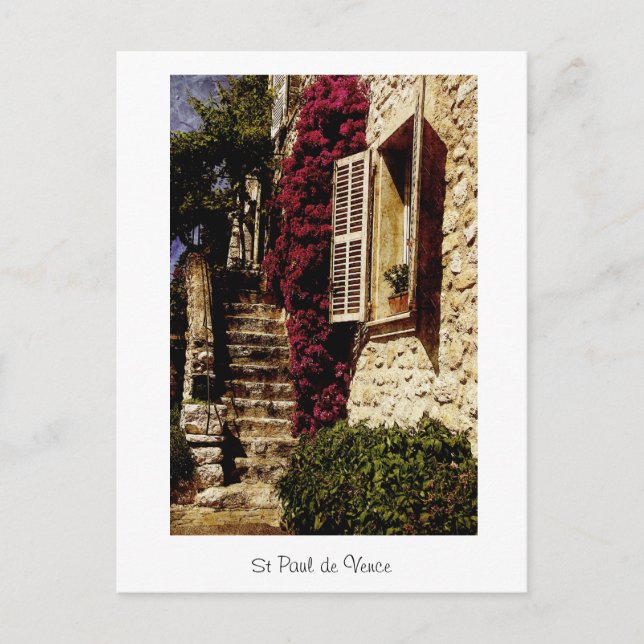 St Paul de Vence, Provence, France Postcard (Front)