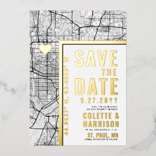 St. Paul Love Locator   Wedding Save the Date
