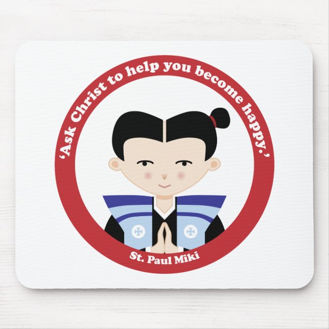 St. Paul Miki Mouse Mat (Front)