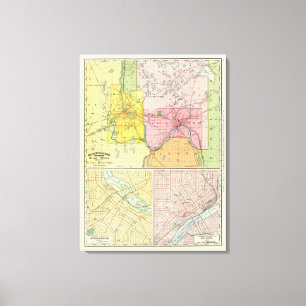 St. Paul, Minneapolis, Minnesota Canvas Print