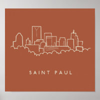 St. Paul, Minnesota Skyline