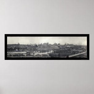 St Paul MN Skyline Photo 1915 Poster