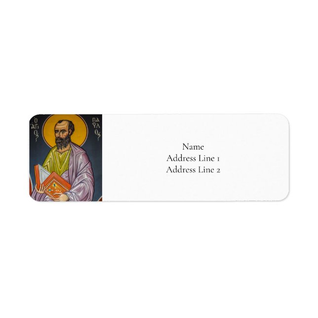 St. Paul Orthodox Christian Icon (Front)
