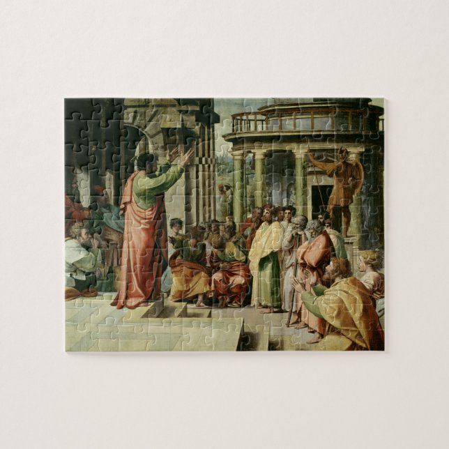 St. Paul Preaching at Athens (cartoon for the Sist Jigsaw Puzzle (Horizontal)