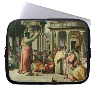 St. Paul Preaching at Athens (cartoon for the Sist Laptop Sleeve