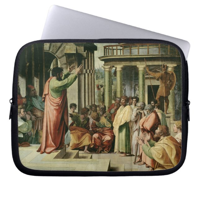 St. Paul Preaching at Athens (cartoon for the Sist Laptop Sleeve (Front)