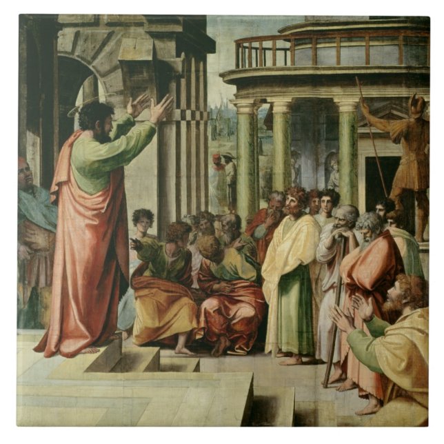 St. Paul Preaching at Athens (cartoon for the Sist Tile (Front)